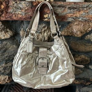 Coach SoHo Lynn metallic bag